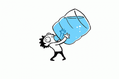 为什么杯子里的水隔一夜就不能喝，而桶装水喝一个星期都没事？